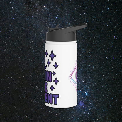 Live In The Moment Stainless Steel Water Bottle