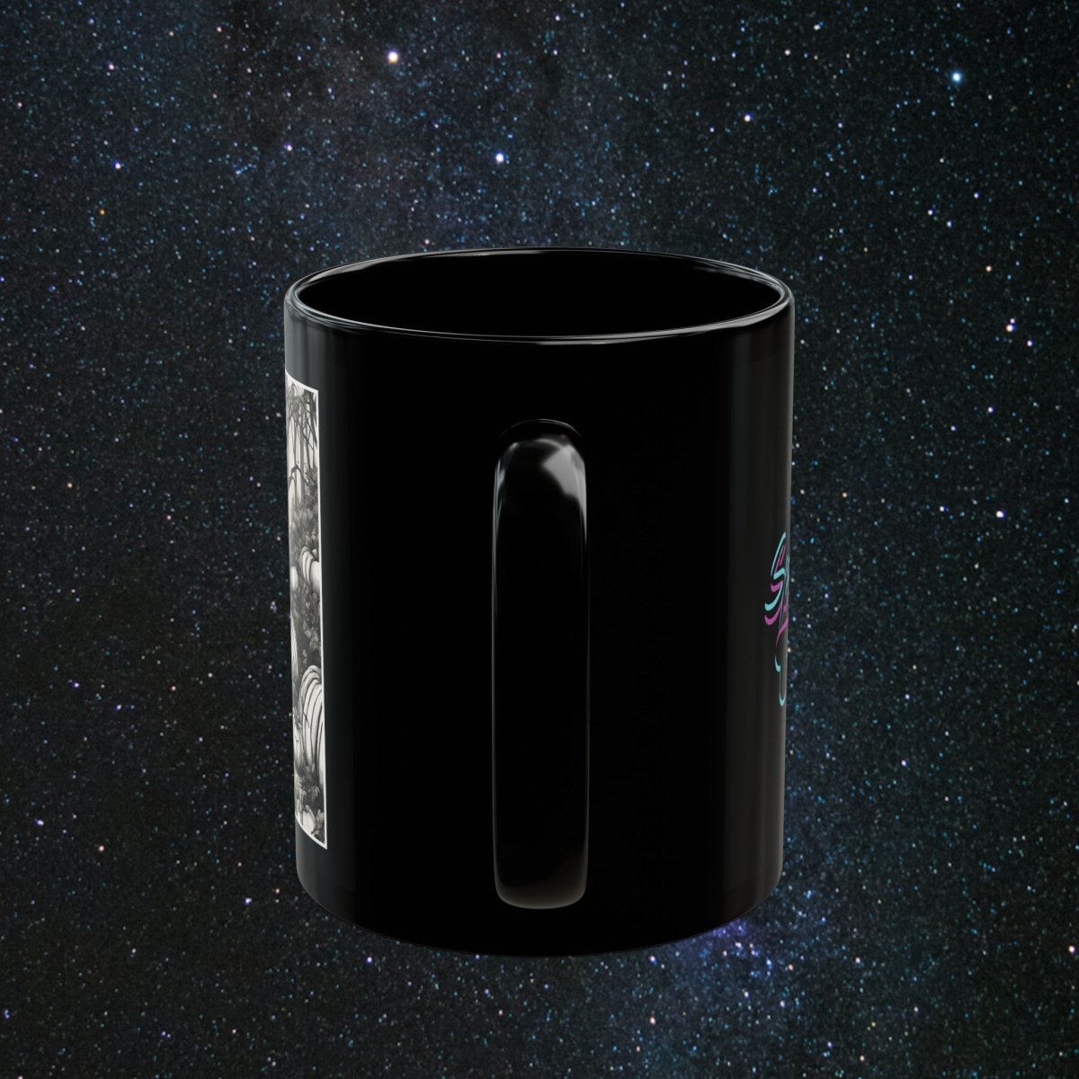 Arcane Shadows Black Mug - MindLight Apparel - Arcane Shadows Black Mug - 15oz - -