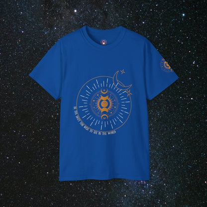 'Be The Light' Loose Fit Women's Tee - MindLight Apparel - 'Be The Light' Loose Fit Women's Tee - Royal - S -
