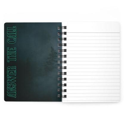 Call of the Wolf - Spiral Notebook - MindLight Apparel - Call of the Wolf - Spiral Notebook - One Size - 