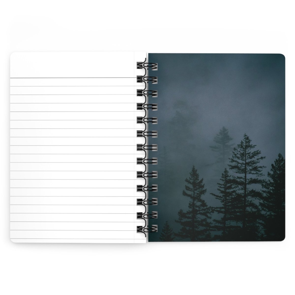 Call of the Wolf - Spiral Notebook - MindLight Apparel - Call of the Wolf - Spiral Notebook - One Size - 