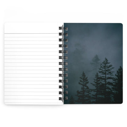 Call of the Wolf - Spiral Notebook - MindLight Apparel - Call of the Wolf - Spiral Notebook - One Size - 