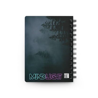 Call of the Wolf - Spiral Notebook - MindLight Apparel - Call of the Wolf - Spiral Notebook - One Size - 