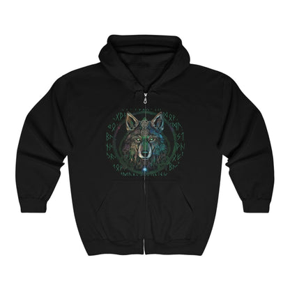 Call of the Wolf Unisex Hoodie - MindLight Apparel - Call of the Wolf Unisex Hoodie - S - Black - 