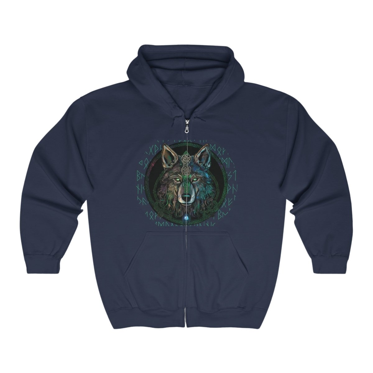 Call of the Wolf Unisex Hoodie - MindLight Apparel - Call of the Wolf Unisex Hoodie - S - Navy - 