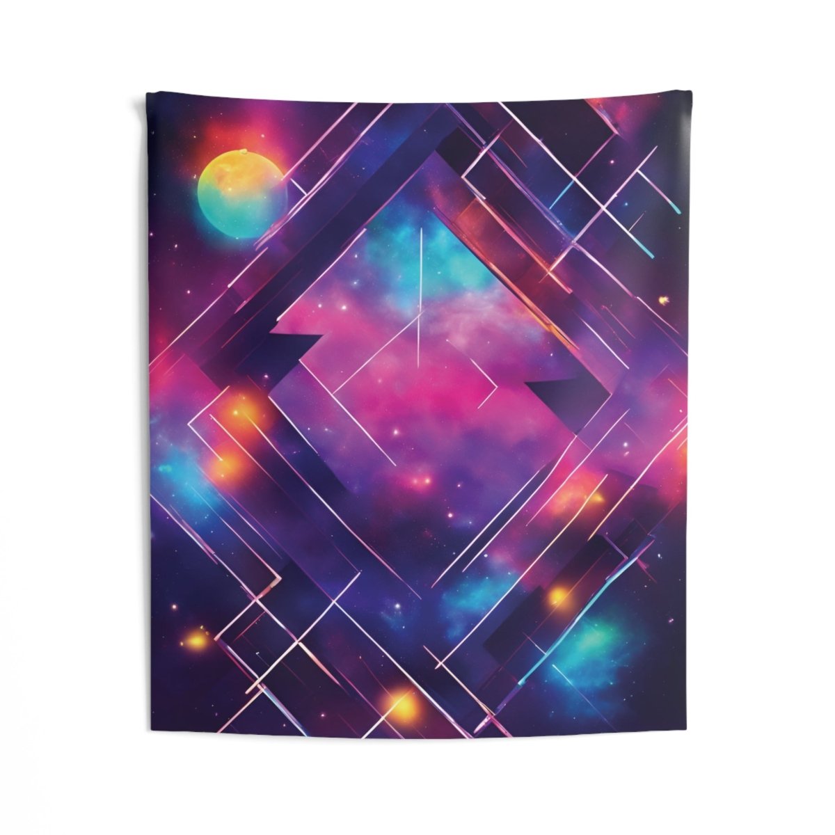 Celestial Harmony Indoor Wall Tapestry - MindLight Apparel - Celestial Harmony Indoor Wall Tapestry - 50" × 60" - 