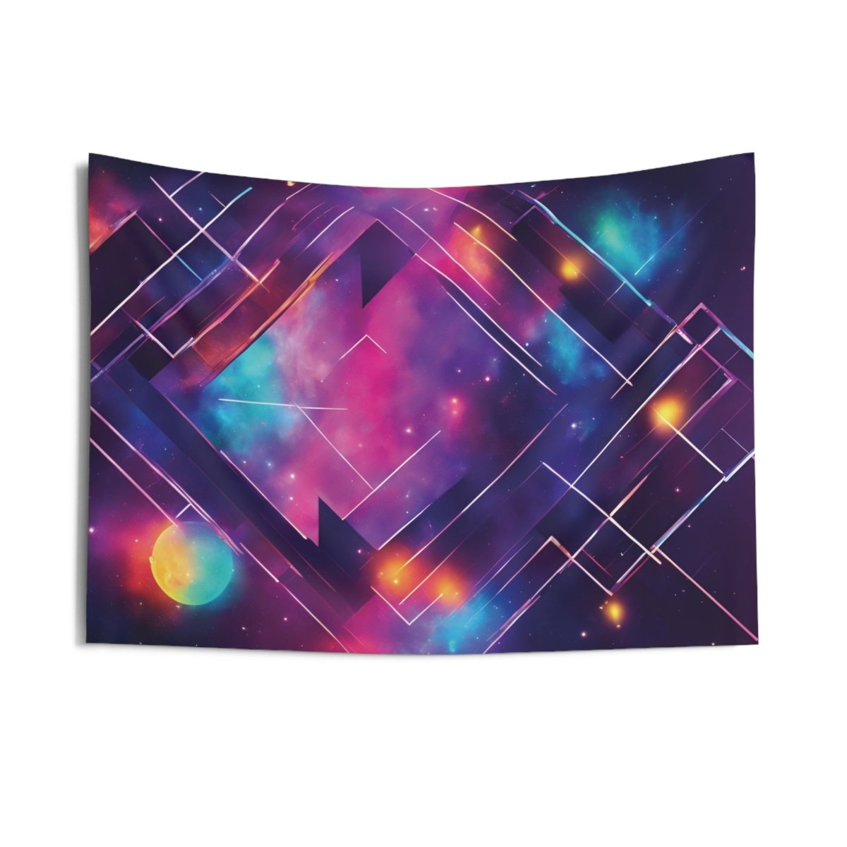 Celestial Harmony Indoor Wall Tapestry - MindLight Apparel - Celestial Harmony Indoor Wall Tapestry - 36" × 26" - 