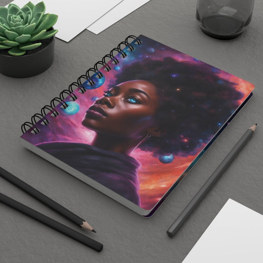Celestial Visions Spiral Notebook - MindLight Apparel - Celestial Visions Spiral Notebook - One Size - 