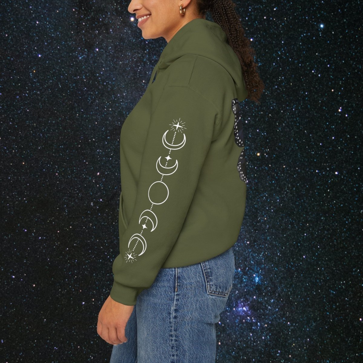 Chrysalis Women's Pullover Hoodie - MindLight Apparel - Chrysalis Women's Pullover Hoodie - Dark Chocolate - S -