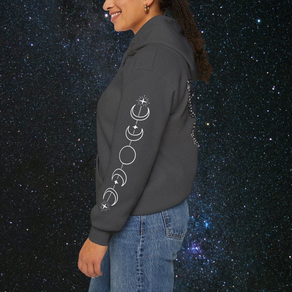 Chrysalis Women's Pullover Hoodie - MindLight Apparel - Chrysalis Women's Pullover Hoodie - Dark Chocolate - S -