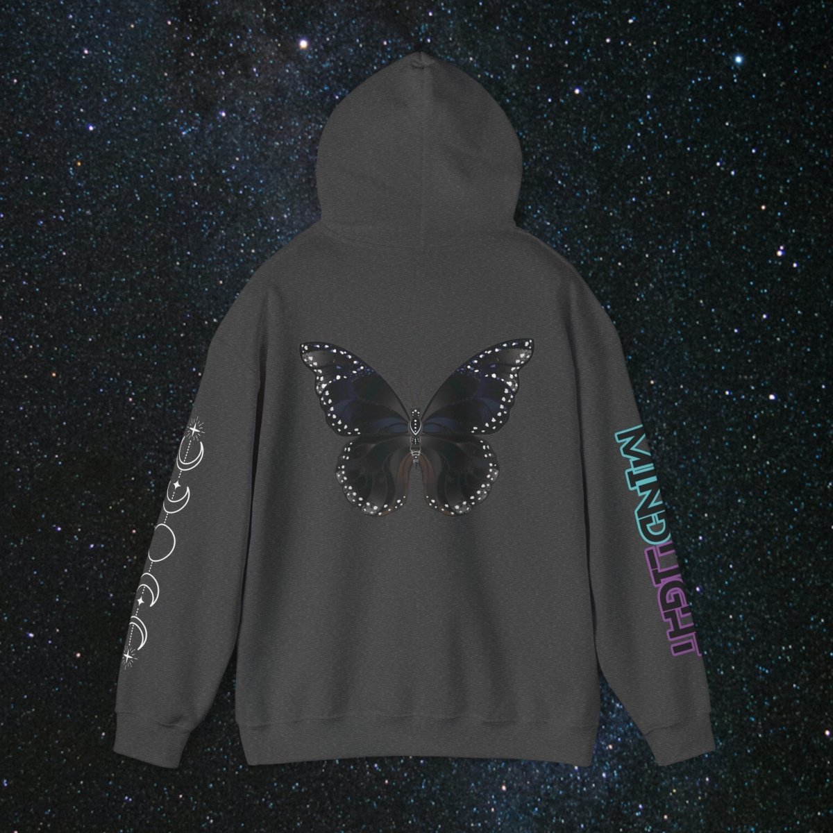 Chrysalis Women's Pullover Hoodie - MindLight Apparel - Chrysalis Women's Pullover Hoodie - Dark Chocolate - S -