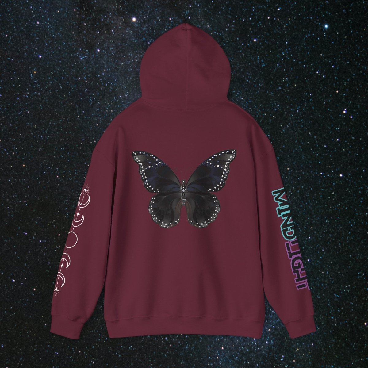 Chrysalis Women's Pullover Hoodie - MindLight Apparel - Chrysalis Women's Pullover Hoodie - Dark Chocolate - S -