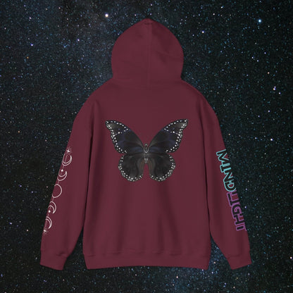 Chrysalis Women's Pullover Hoodie - MindLight Apparel - Chrysalis Women's Pullover Hoodie - Dark Chocolate - S -