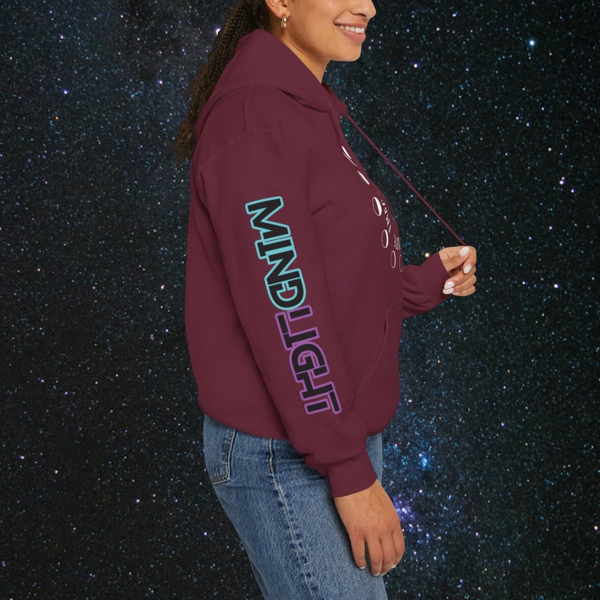 Chrysalis Women's Pullover Hoodie - MindLight Apparel - Chrysalis Women's Pullover Hoodie - Dark Chocolate - S -