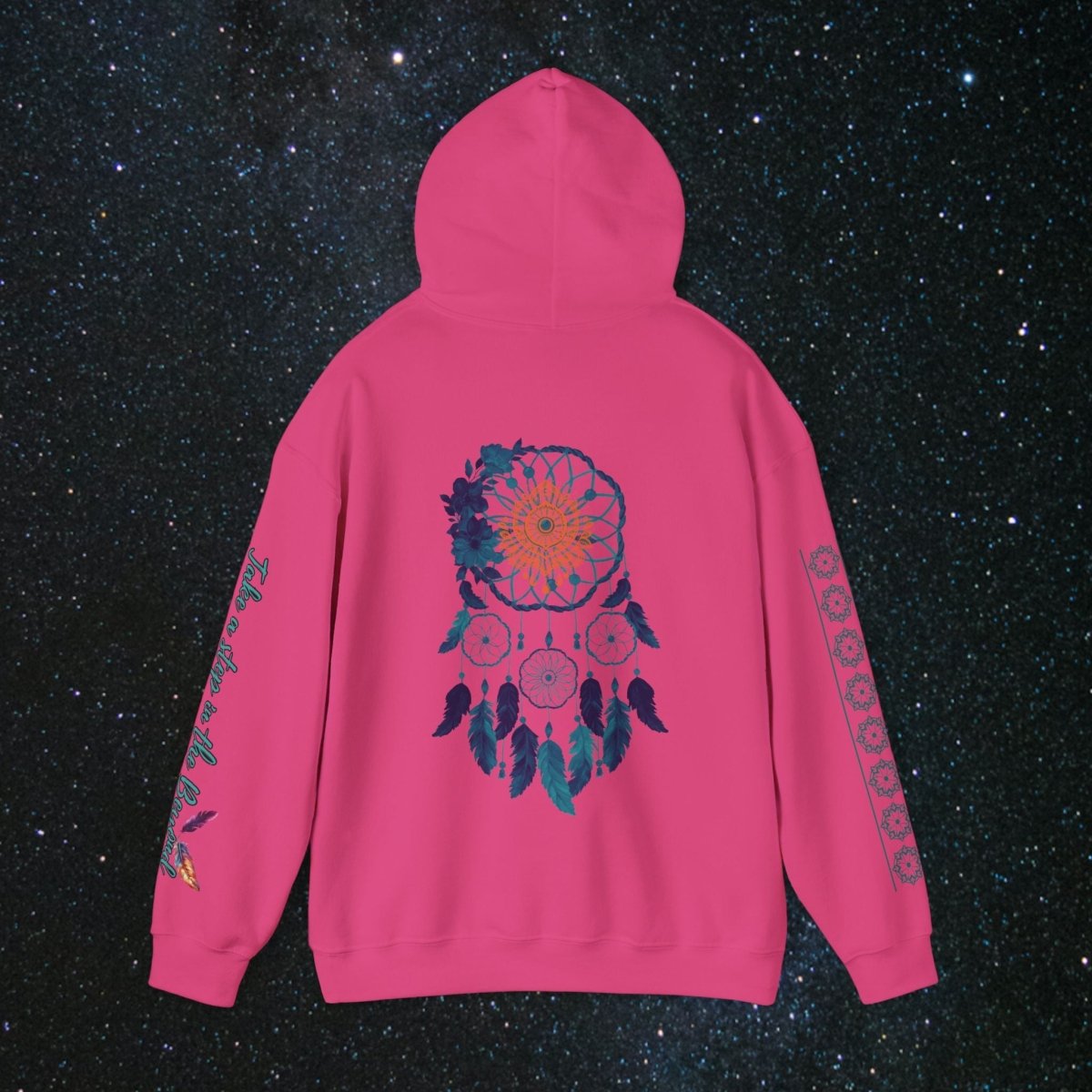 Cosmic Dream Walker - Women's Pullover Hoodie - MindLight Apparel - Cosmic Dream Walker - Women's Pullover Hoodie - Dark Chocolate - S - 