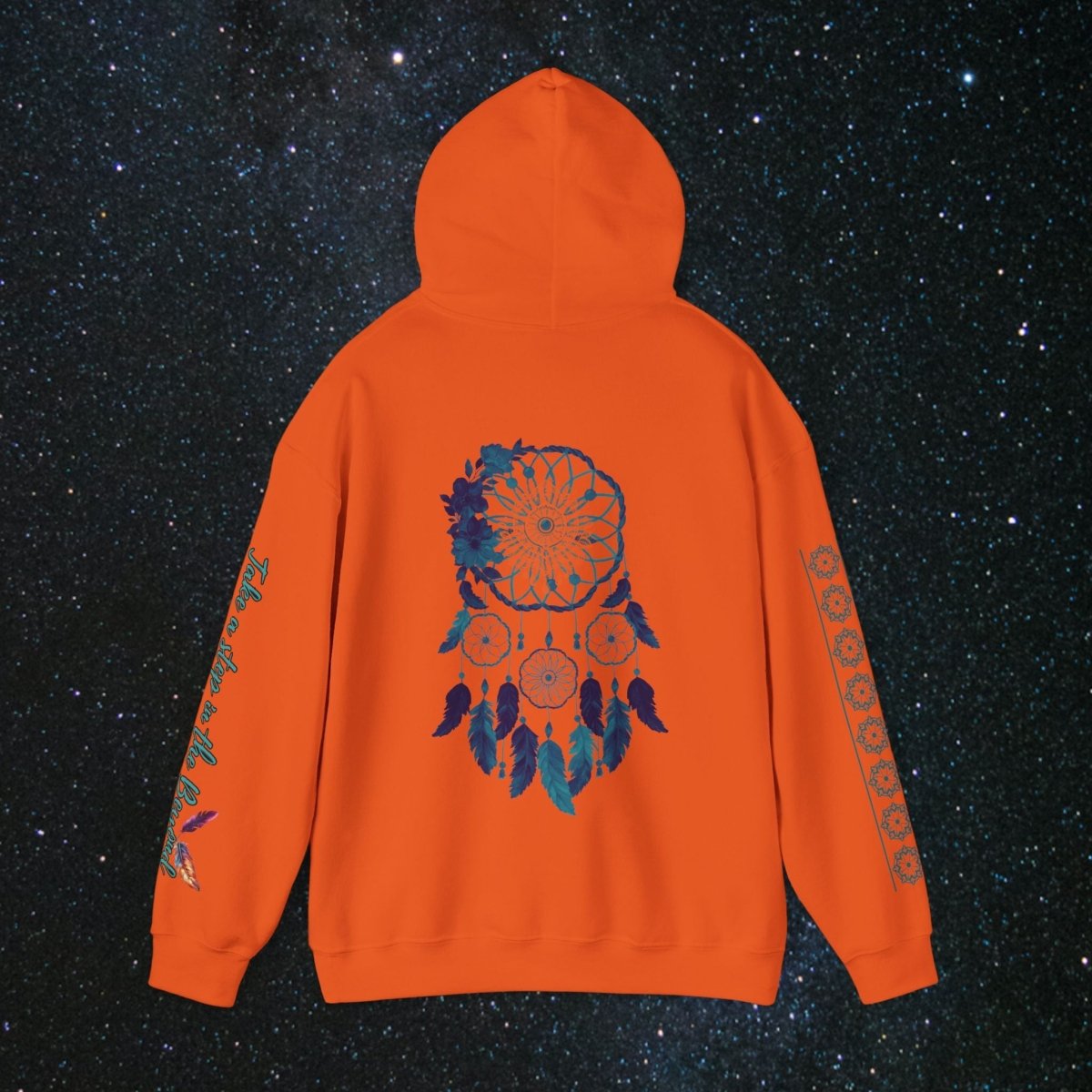 Cosmic Dream Walker - Women's Pullover Hoodie - MindLight Apparel - Cosmic Dream Walker - Women's Pullover Hoodie - Dark Chocolate - S - 