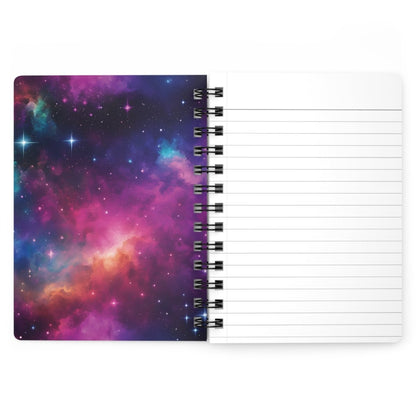 Cosmic Kitty Spiral Notebook - MindLight Apparel - Cosmic Kitty Spiral Notebook - One Size - 