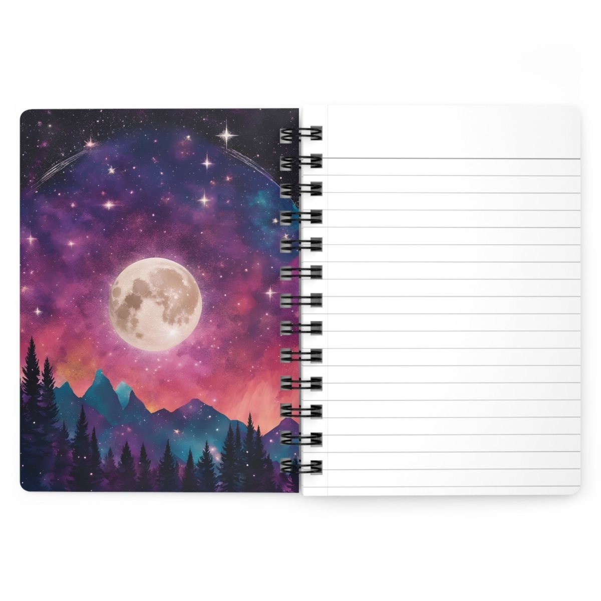 Cosmic Radiance Spiral Notebook - MindLight Apparel - Cosmic Radiance Spiral Notebook - One Size - 