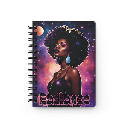 Cosmic Radiance Spiral Notebook - MindLight Apparel - Cosmic Radiance Spiral Notebook - One Size - 