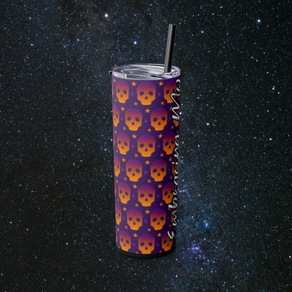 Dark Side Glossy Tumbler - MindLight Apparel - Dark Side Glossy Tumbler - Glossy - White - 