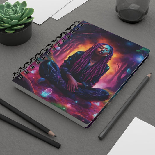 Divine Reflections - Go Within Spiral Notebook - MindLight Apparel - Divine Reflections - Go Within Spiral Notebook - One Size - 