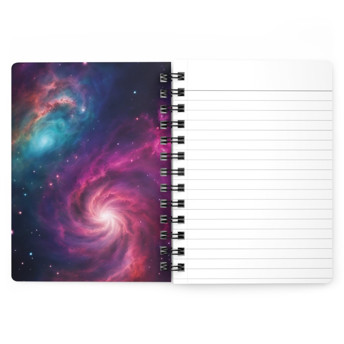 Divine Reflections - Watcher Spiral Notebook - MindLight Apparel - Divine Reflections - Watcher Spiral Notebook - One Size - 