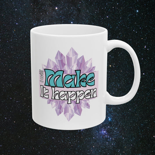 Dreams to Reality Ceramic Mug - MindLight Apparel - Dreams to Reality Ceramic Mug - 11oz - -