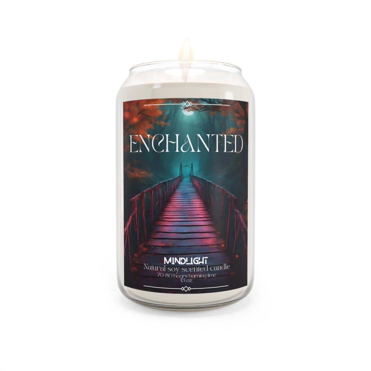 Enchanted - Mystic Bridge Candle, 13.75oz - MindLight Apparel - Enchanted - Mystic Bridge Candle, 13.75oz - Comfort Spice - 13.75oz -