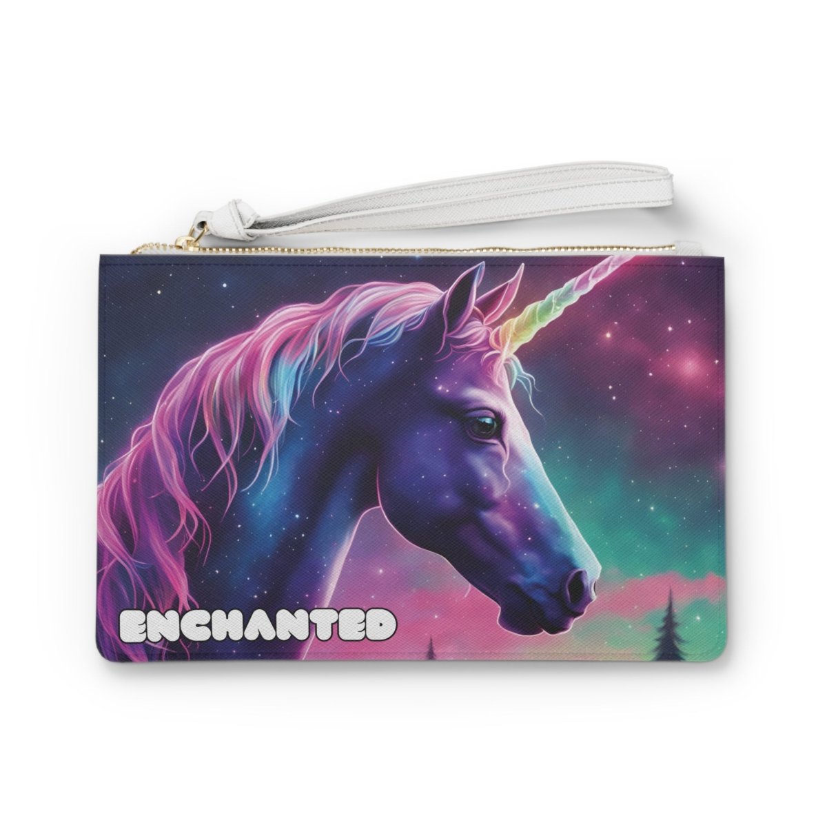 Enchanted Unicorn Radiance Clutch Bag - MindLight Apparel - Enchanted Unicorn Radiance Clutch Bag - One size - -