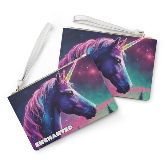 Enchanted Unicorn Radiance Clutch Bag - MindLight Apparel - Enchanted Unicorn Radiance Clutch Bag - One size - -