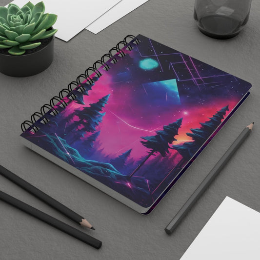 Ethereal Grove Spiral Notebook - MindLight Apparel - Ethereal Grove Spiral Notebook - One Size - 