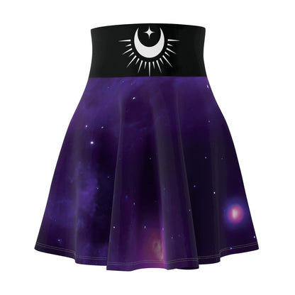 Galaxy Dreams Skater Skirt - MindLight Apparel - Galaxy Dreams Skater Skirt - S - 4 oz. -