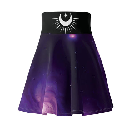 Galaxy Dreams Skater Skirt - MindLight Apparel - Galaxy Dreams Skater Skirt - XL - 4 oz. -