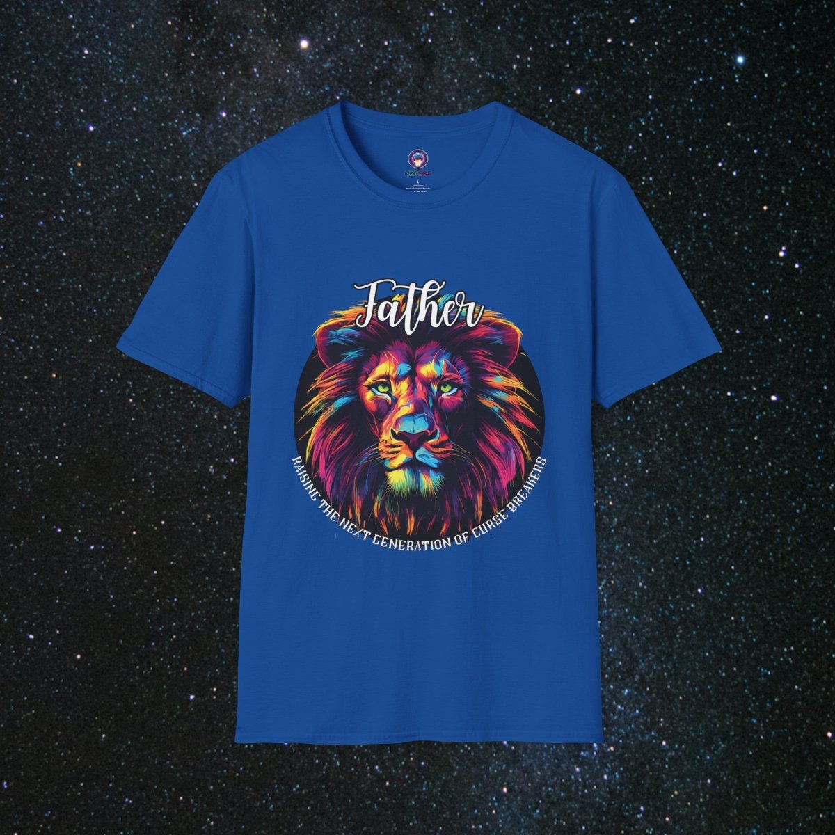 'Generational Rise' Men's Softstyle Tee - MindLight Apparel - 'Generational Rise' Men's Softstyle Tee - Royal - S -