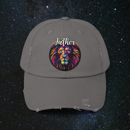 Generational Rise Unisex Distressed Cap - MindLight Apparel - Generational Rise Unisex Distressed Cap - Nickel - One size - 