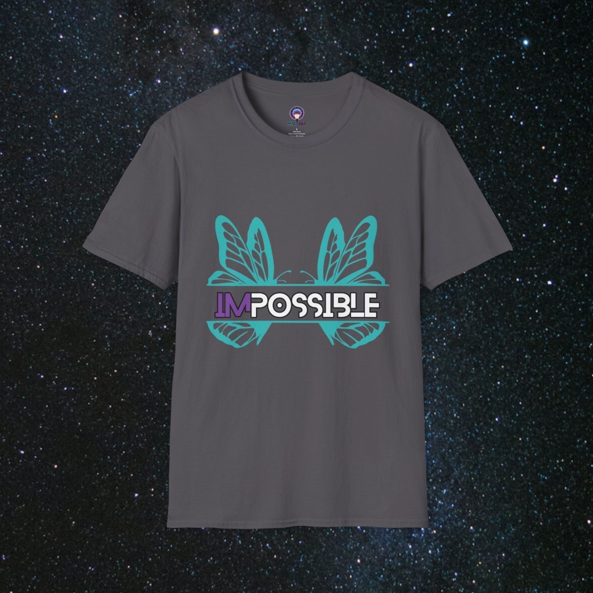 Im Possible Softstyle T - Shirt - MindLight Apparel - Im Possible Softstyle T - Shirt - Charcoal - XS - 