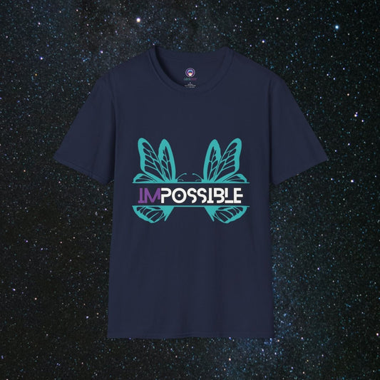 Im Possible Softstyle T - Shirt - MindLight Apparel - Im Possible Softstyle T - Shirt - Navy - XS - 