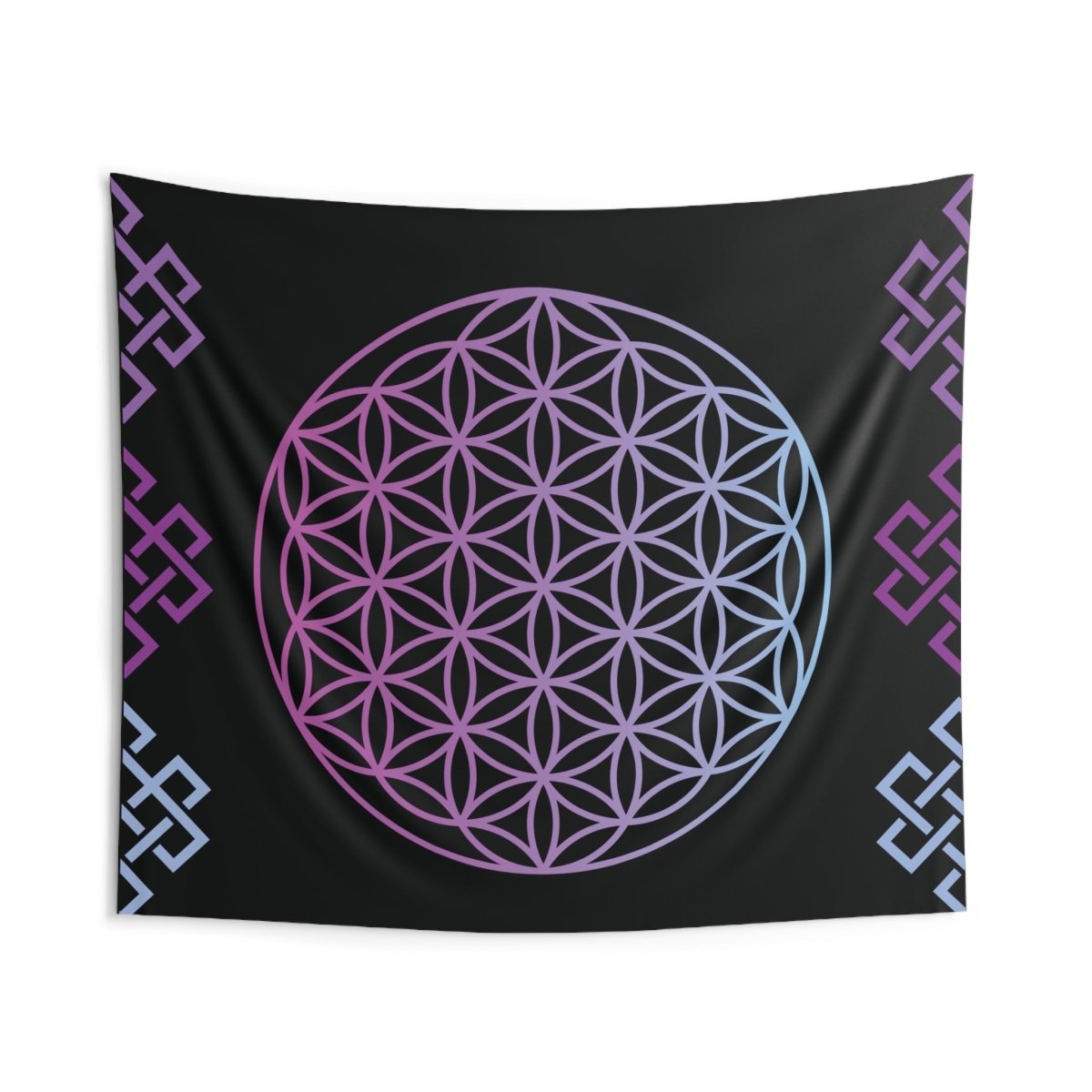 Intertwine Indoor Wall Tapestry - MindLight Apparel - Intertwine Indoor Wall Tapestry - 104" × 88" - 