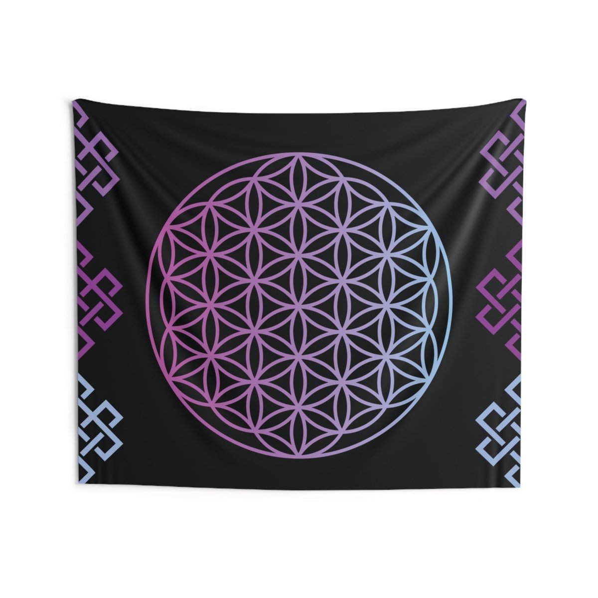 Intertwine Indoor Wall Tapestry - MindLight Apparel - Intertwine Indoor Wall Tapestry - 80" × 68" - 