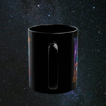 Key To The Universe Black Mug - MindLight Apparel - Key To The Universe Black Mug - 15oz - 