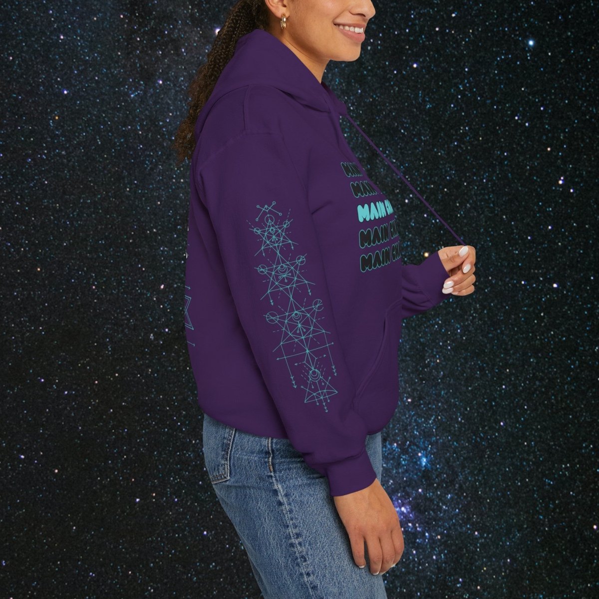 Main Character Unisex Pull Over Hoodie - MindLight Apparel - Main Character Unisex Pull Over Hoodie - Dark Chocolate - S -