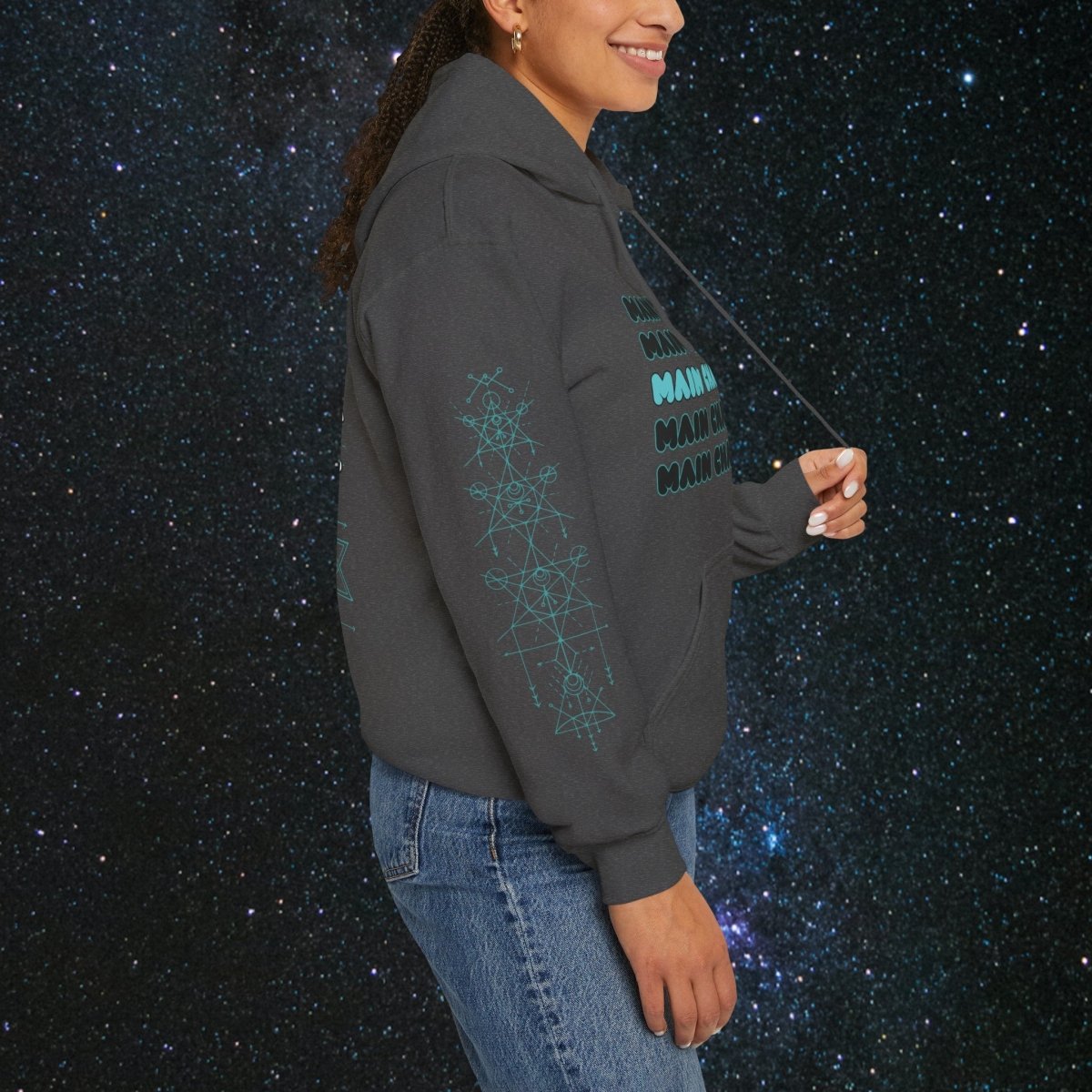 Main Character Unisex Pull Over Hoodie - MindLight Apparel - Main Character Unisex Pull Over Hoodie - Dark Chocolate - S -
