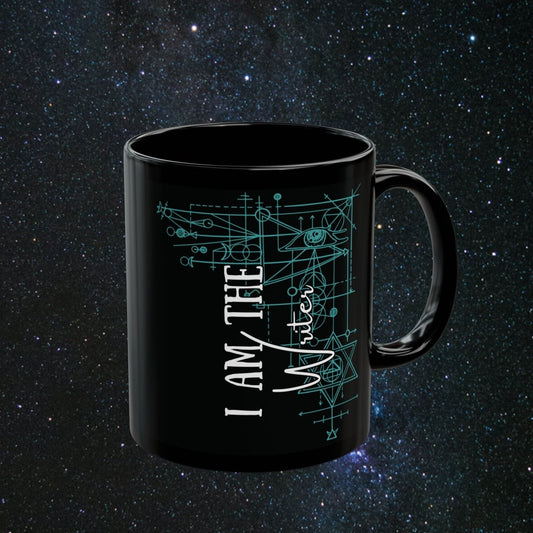 Main Character - Writer Black Mug - MindLight Apparel - Main Character - Writer Black Mug - 11oz - 