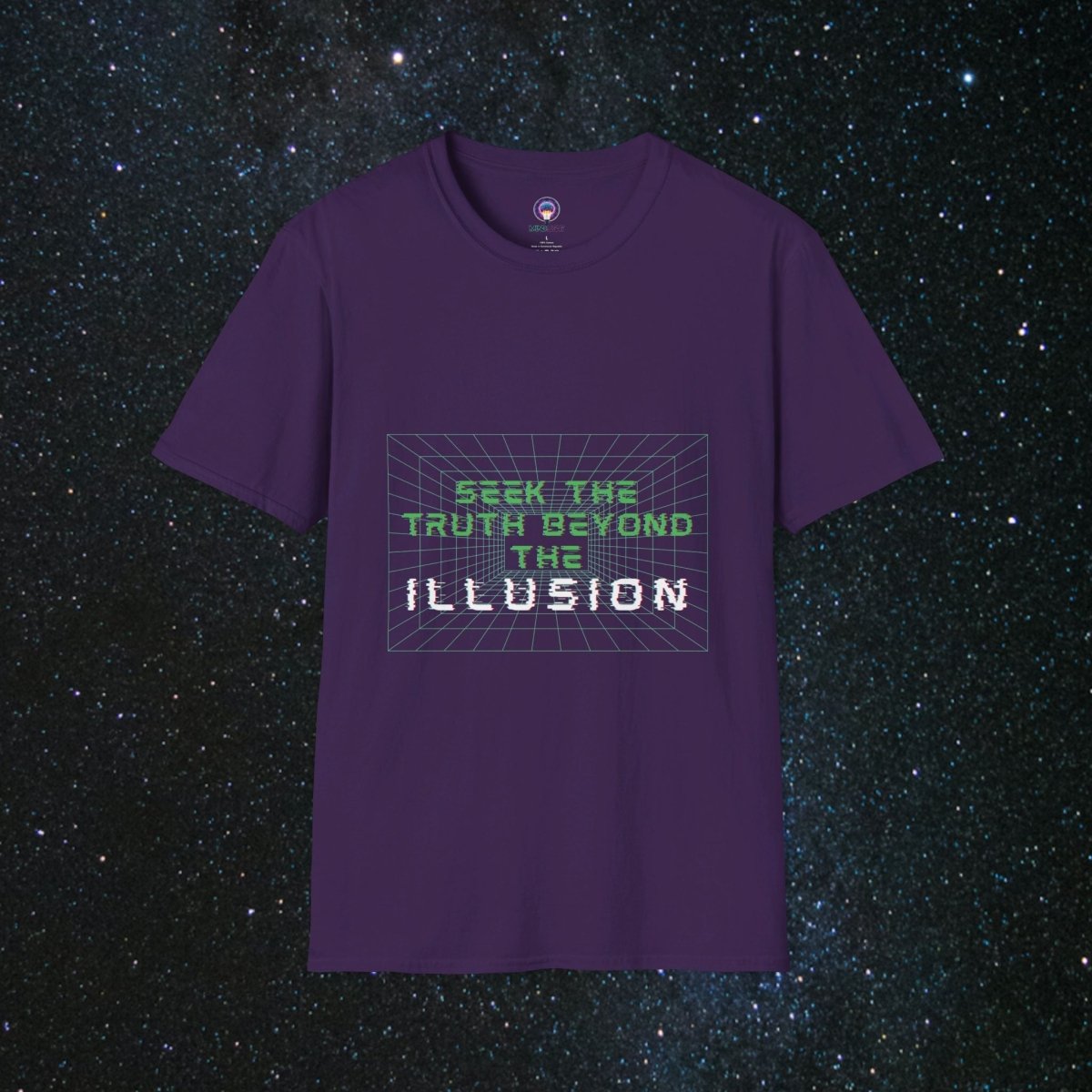 'Mainframe Break' Truth - Unisex Softstyle - MindLight Apparel - 'Mainframe Break' Truth - Unisex Softstyle - Purple - S - 