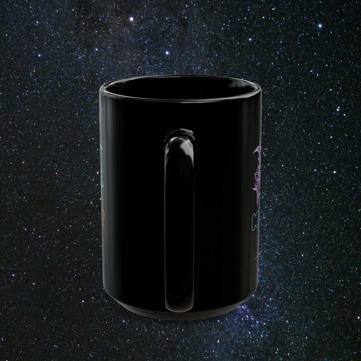 Manifest It Black Mug - MindLight Apparel - Manifest It Black Mug - 15oz - 