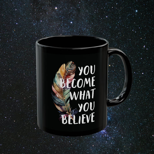 Manifestation Black Mug - MindLight Apparel - Manifestation Black Mug - 11oz - -
