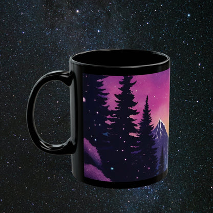 Midnight Dream Black Mug - MindLight Apparel - Midnight Dream Black Mug - 15oz - 