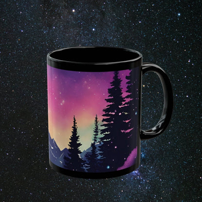 Midnight Dream Black Mug - MindLight Apparel - Midnight Dream Black Mug - 11oz - 