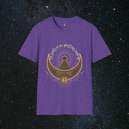 MindLight Ancestral Echoes Unisex Softstyle T-Shirt - MindLight Apparel - MindLight Ancestral Echoes Unisex Softstyle T-Shirt - Heather Purple - S -