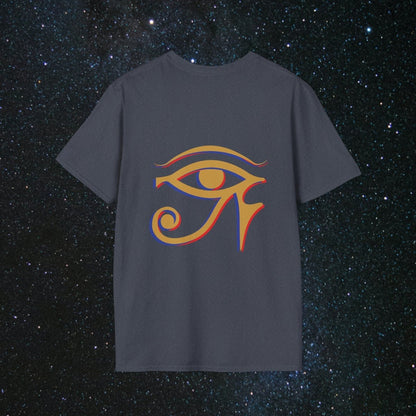 MindLight Ancestral Echoes Unisex Softstyle T-Shirt - MindLight Apparel - MindLight Ancestral Echoes Unisex Softstyle T-Shirt - Metro Blue - M -